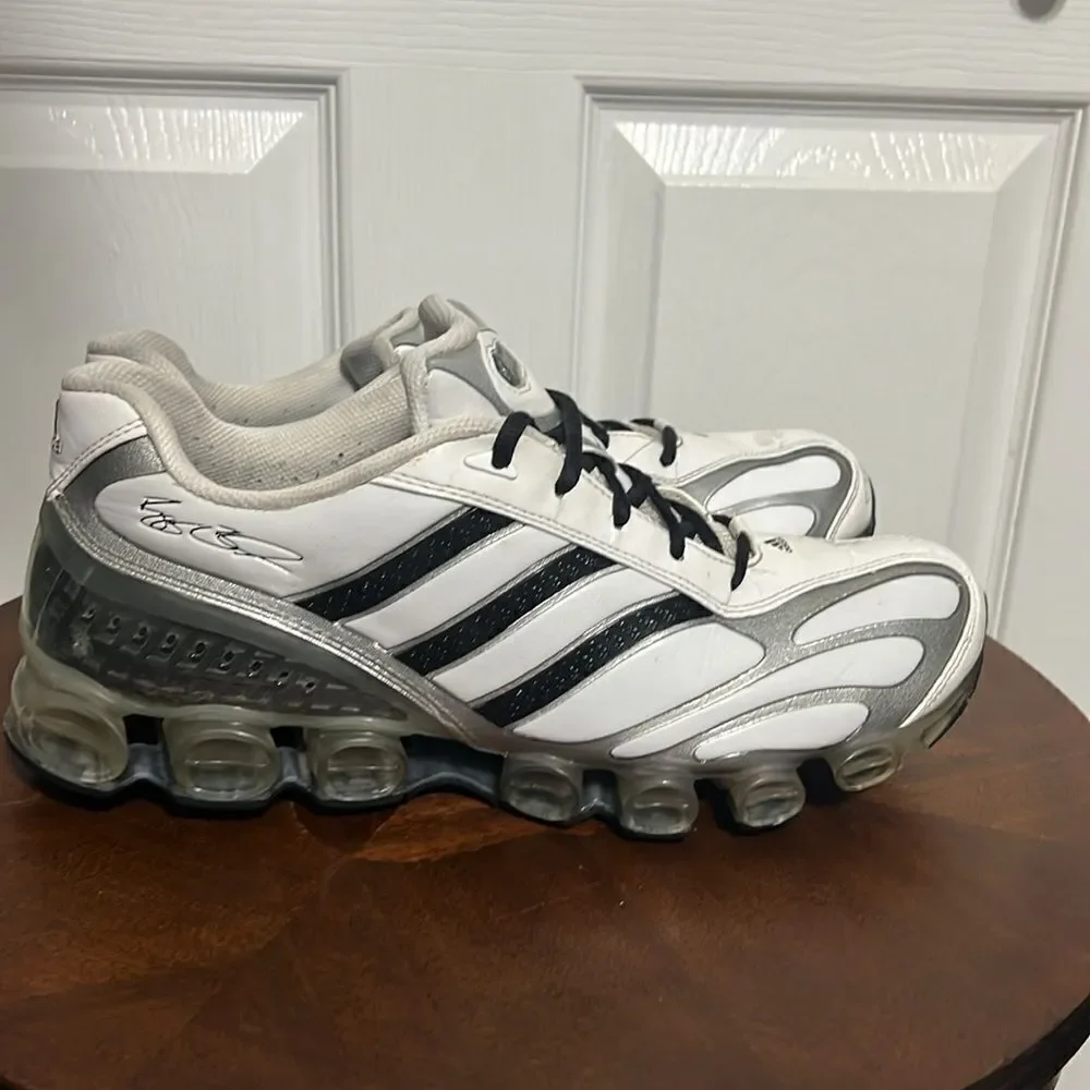 🔥🏈 RARE VINTAGE ADIDAS‎ REGGIE BUSH MICROBOUNCE Men Sz 11.5 RUNNING SHOES NFL